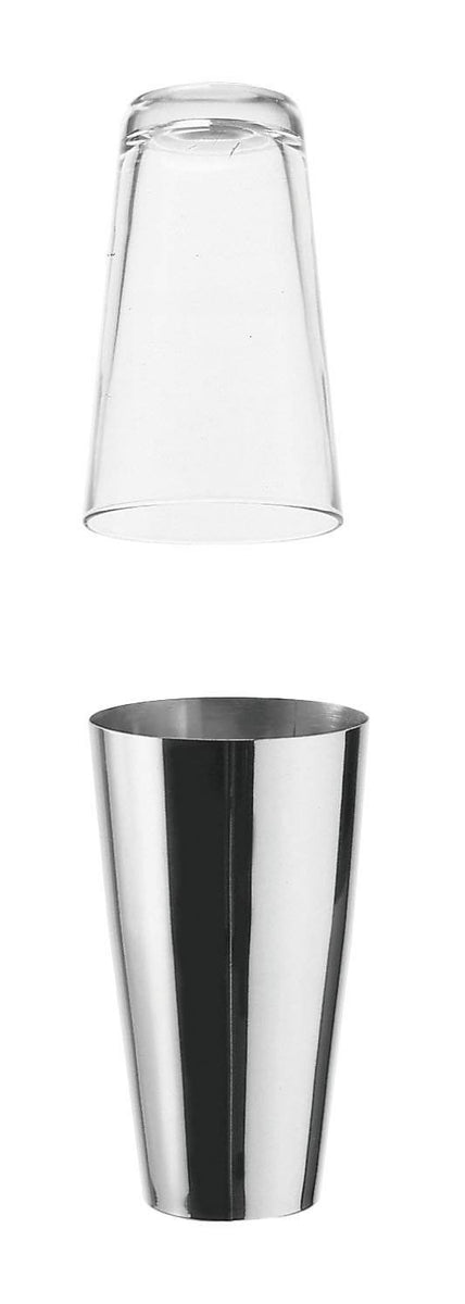 Metallurgica Motta Stainless Steel Boston Shaker, 4 x 10-Inches