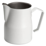 Metallurgica Motta Europa Professional Stainless Steel White Frothing Pitcher, 11.8-Oz