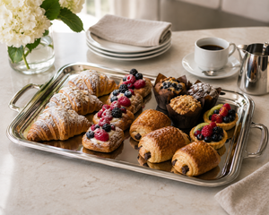   MitraステンレススチールServing Set Motta Europa Serving Tray | 18/10 Stainless Steel | Made in Italy