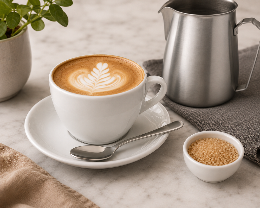 Motta Set of 6 Cappuccino Spoons | 18/10 Stainless Steel | Italy