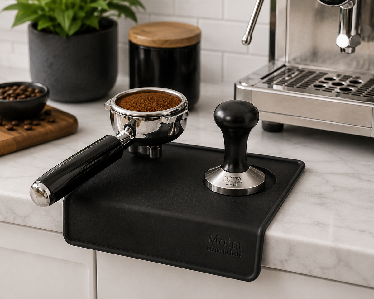 Motta Espresso Tamping Mat|Silicone Countertop Protector|Made in