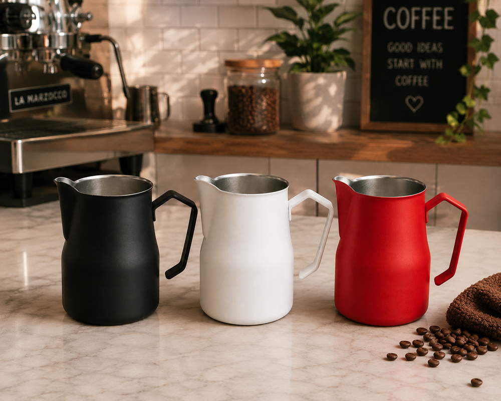 Motta Europa Red Milk Frothing Pitcher 35 cl (11.8 oz) | Made in