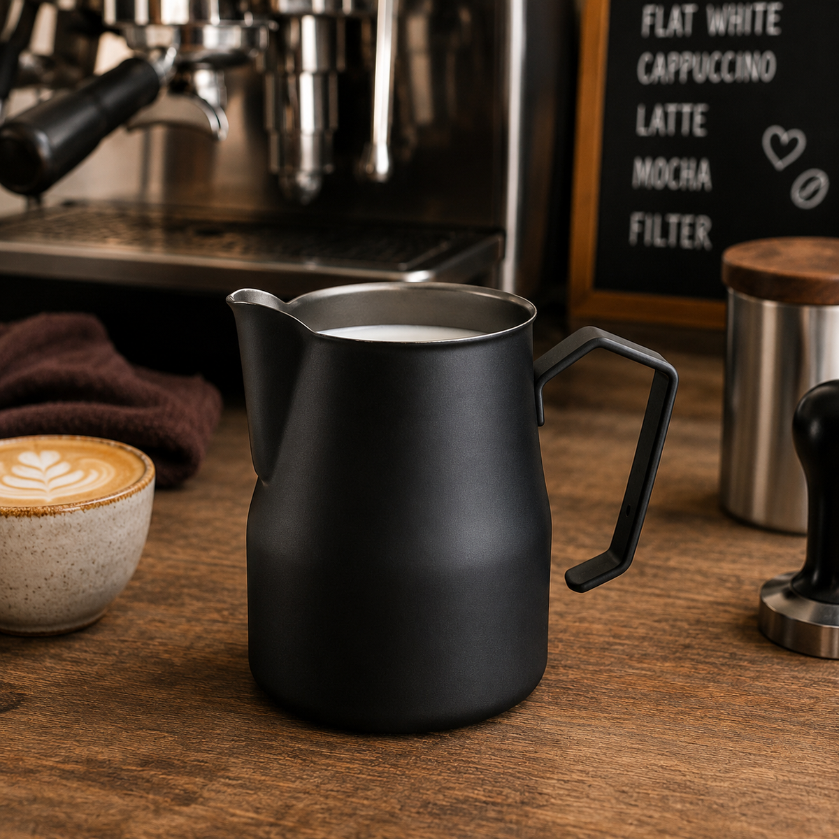 Milk Frothing Pitchers — Italian Stainless Steel | Motta-USA