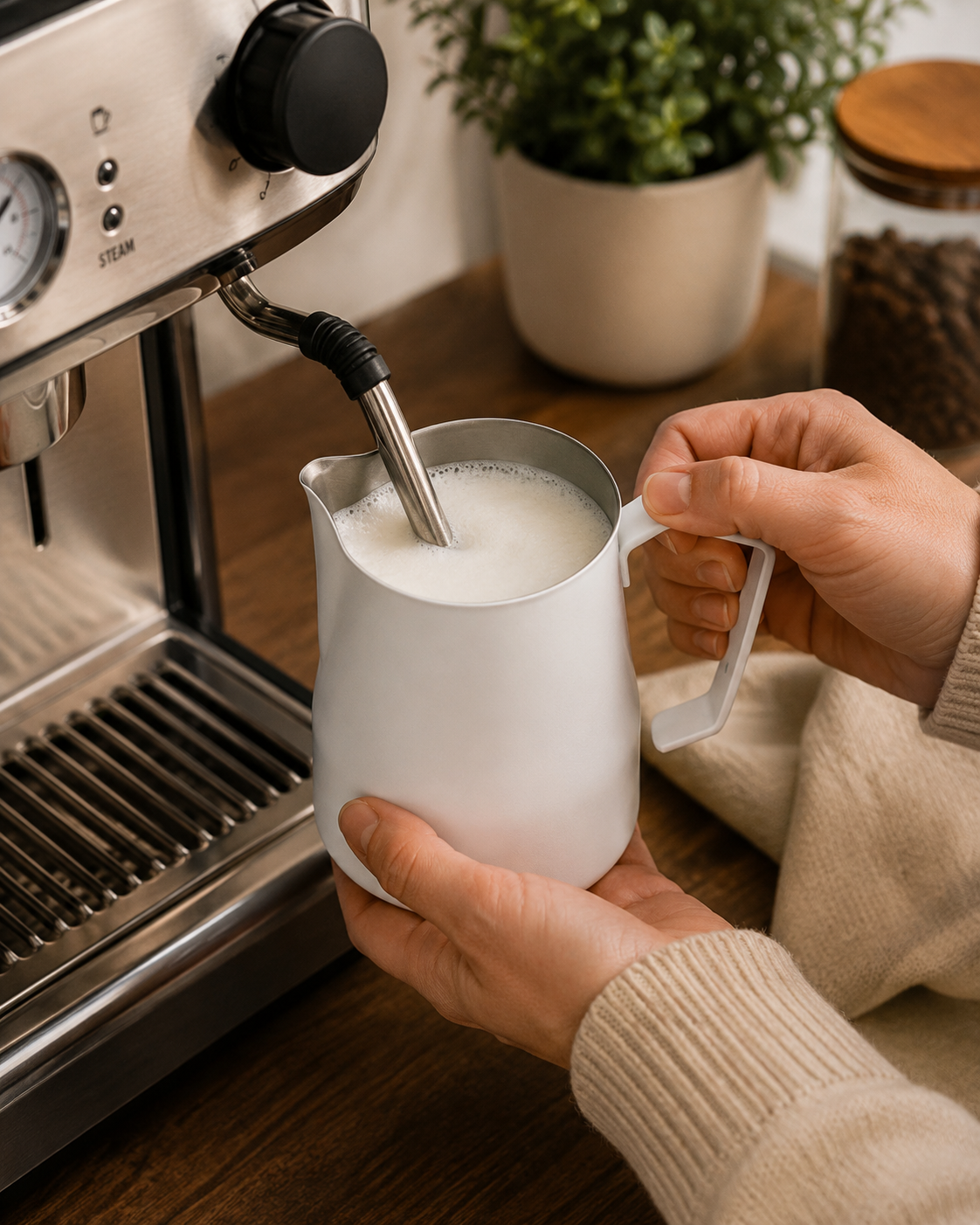 Milk Frothing Pitchers — Italian Stainless Steel | Motta-USA
