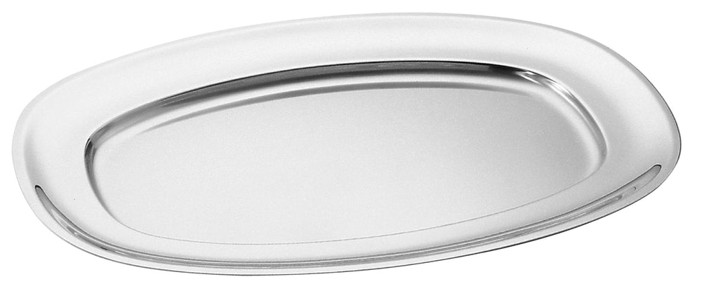 Metallurgica Motta Stainless Steel  Serving Tray, 11.8 x 8.3 Inch