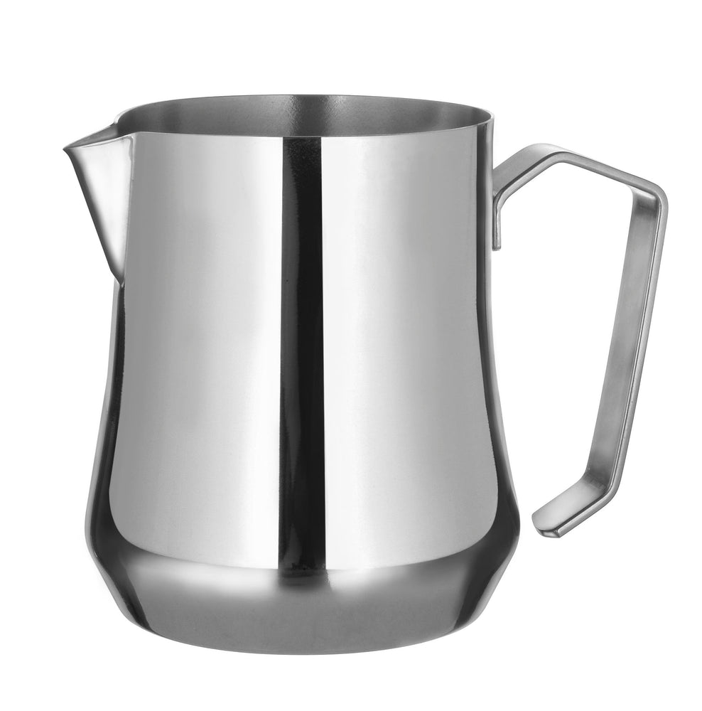 Acopa 96 oz. Smooth Stainless Steel Bell Pitcher with Ice Guard