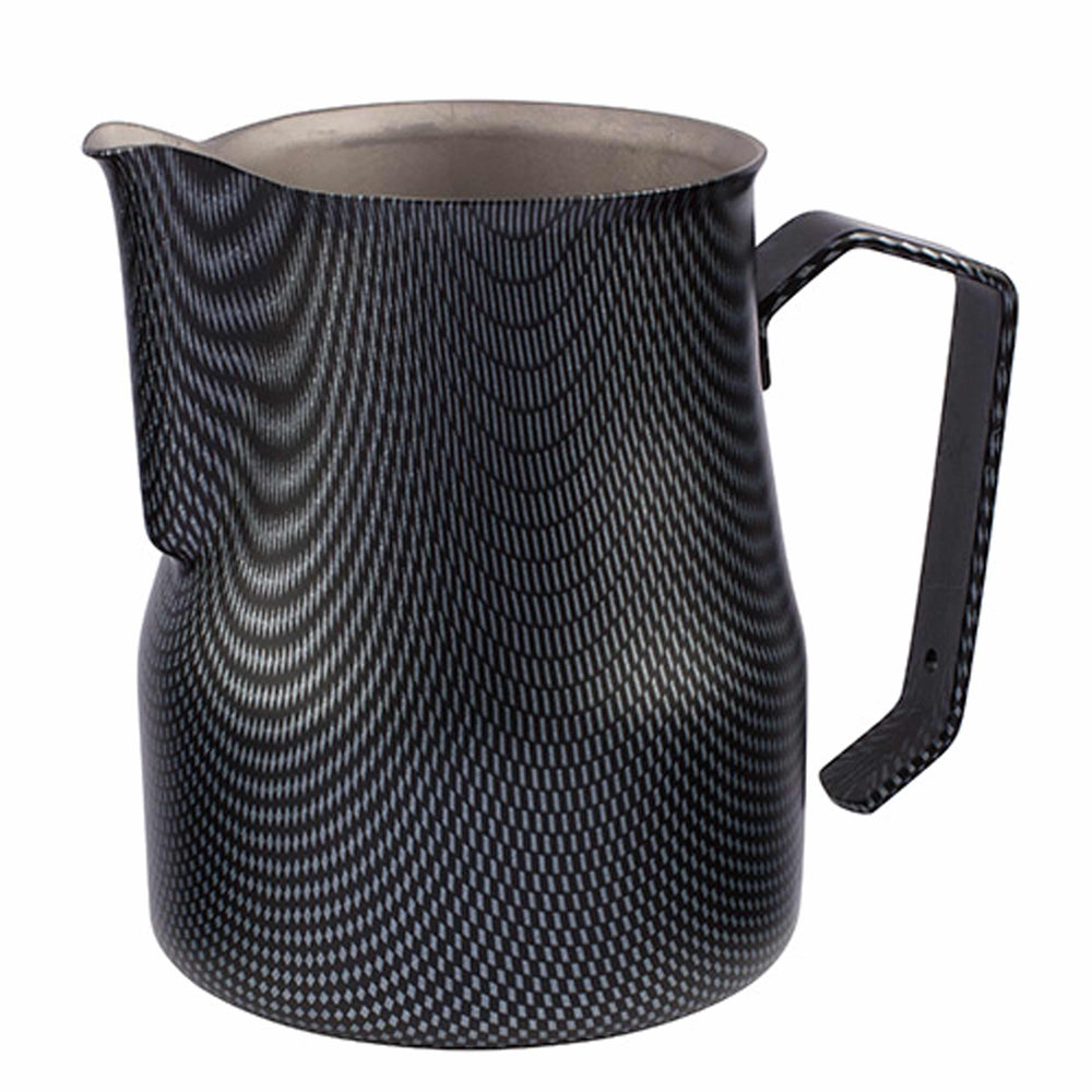 Metallurgica Motta Stainless Steel Carbon Look Frothing Pitcher, 17-Oz