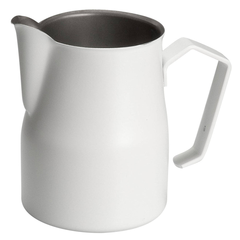 Metallurgica Motta Europa Professional Stainless Steel White Frothing Pitcher, 17-Oz